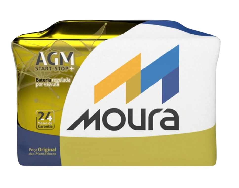 Bateria Moura AGM Amperes em Diadema